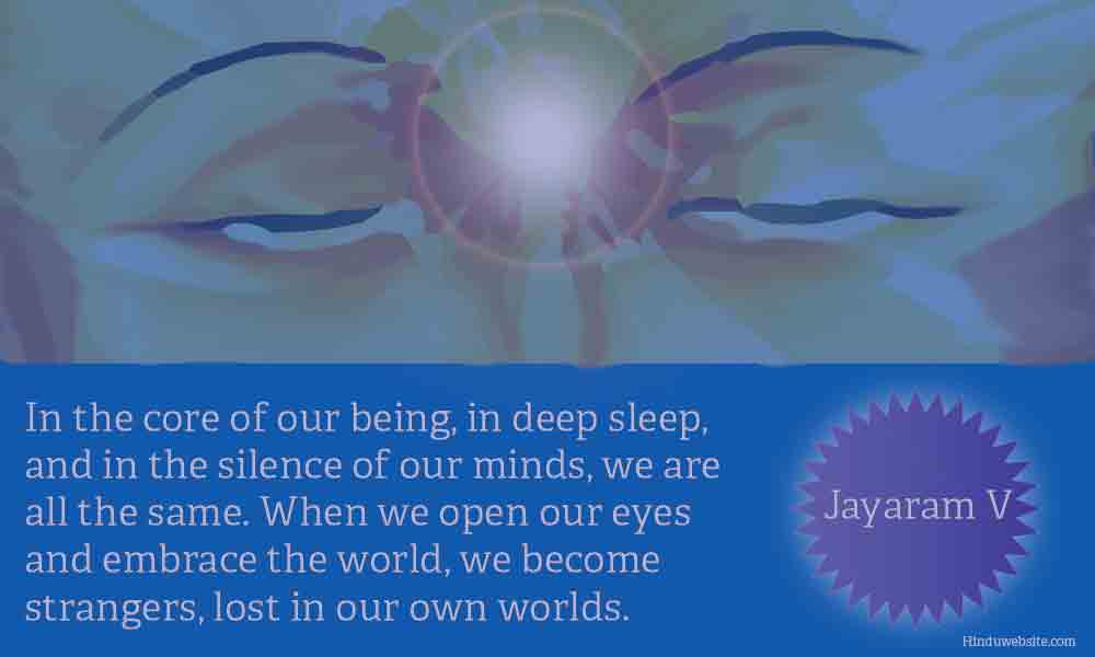 Quotation by Jayaram V