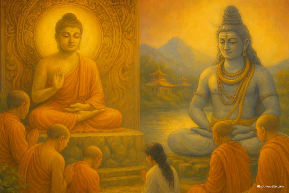 Buddha and Shiva