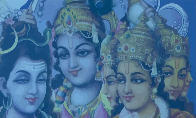 Prayers to Hindu gods and goddesses