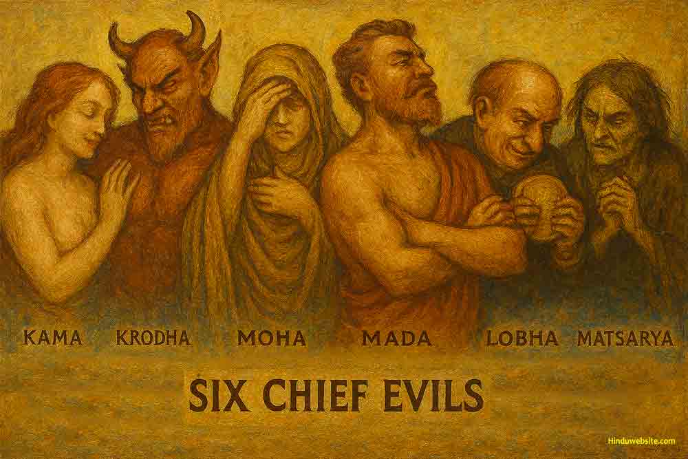 Six chief vices