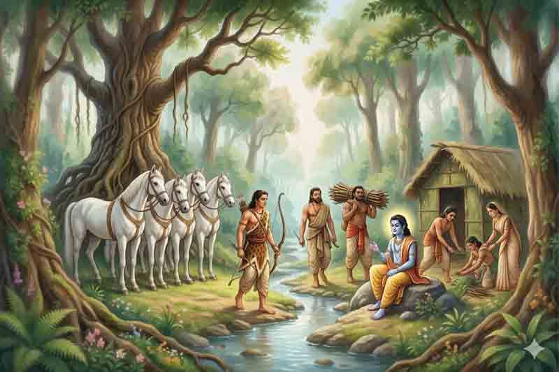 Mahabharat Forest Scene