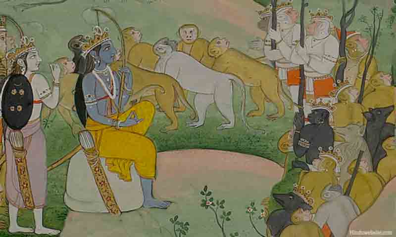 A scene From the Ramayana
