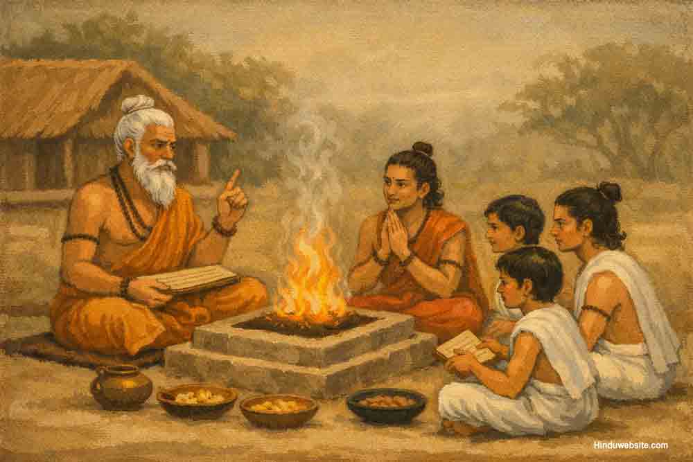 Vedic Seer Teaching Students