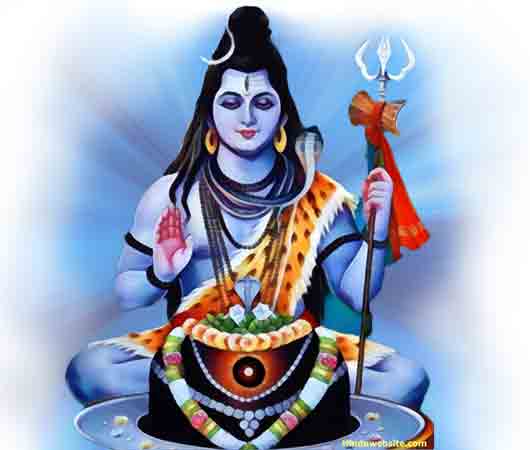 Shiva with Lingam