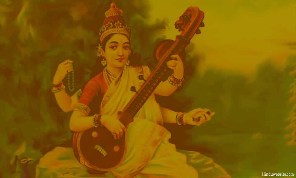 Saraswathi Goddess of Music and Knowledge